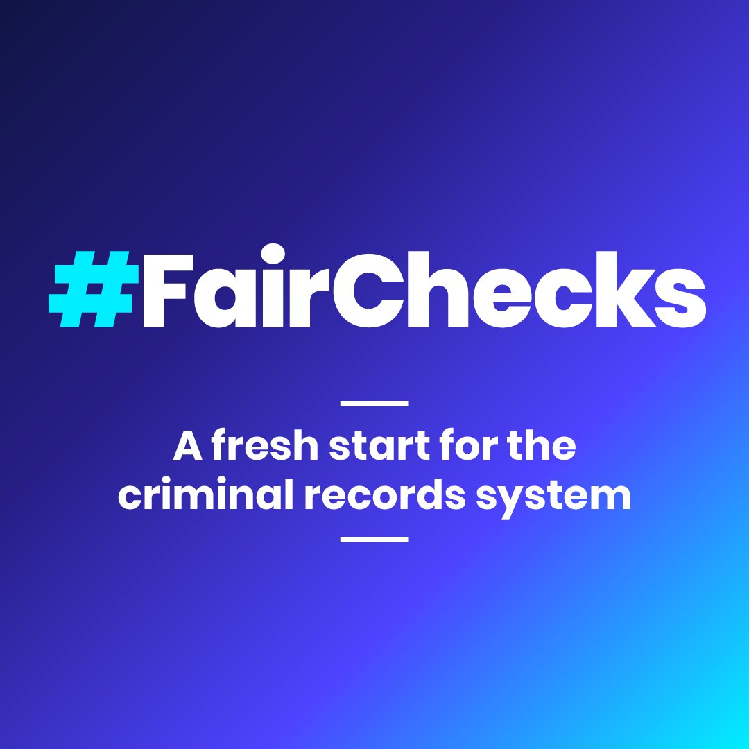 ChrisStacey's tweet photo. Help push for a fresh start for the criminal records system. It's outdated and unfair. It needs reform. Read my blog for @russwebt on the #FairChecks movement, launched this week by @unlockcharity &amp; @TransformJust1. Join and share @ https://t.co/HGaA7lpp5s https://t.co/wixfhnLWdK
