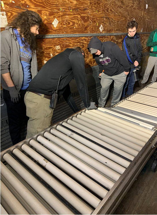 UpsSort's tweet photo. TOFC Roller safety activity and PCM demonstration. #pinchpointawareness @NP_UPSers https://t.co/Ip3dcpbnBg