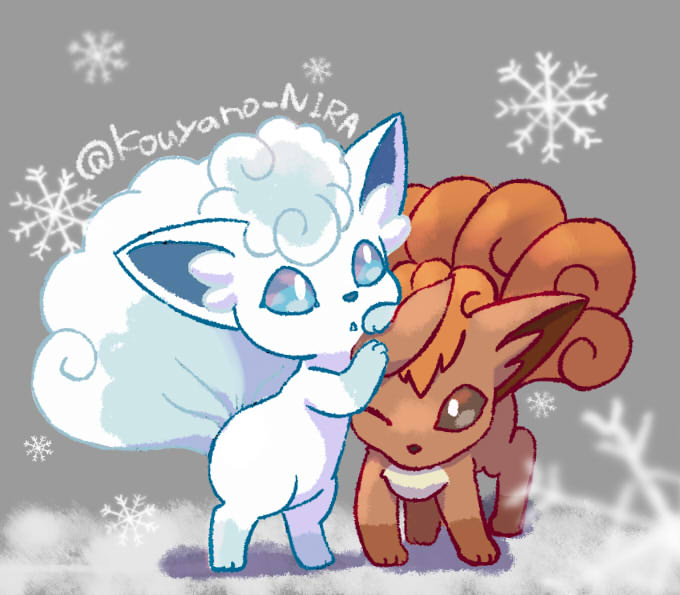 アローラロコンのtwitterイラスト検索結果 古い順