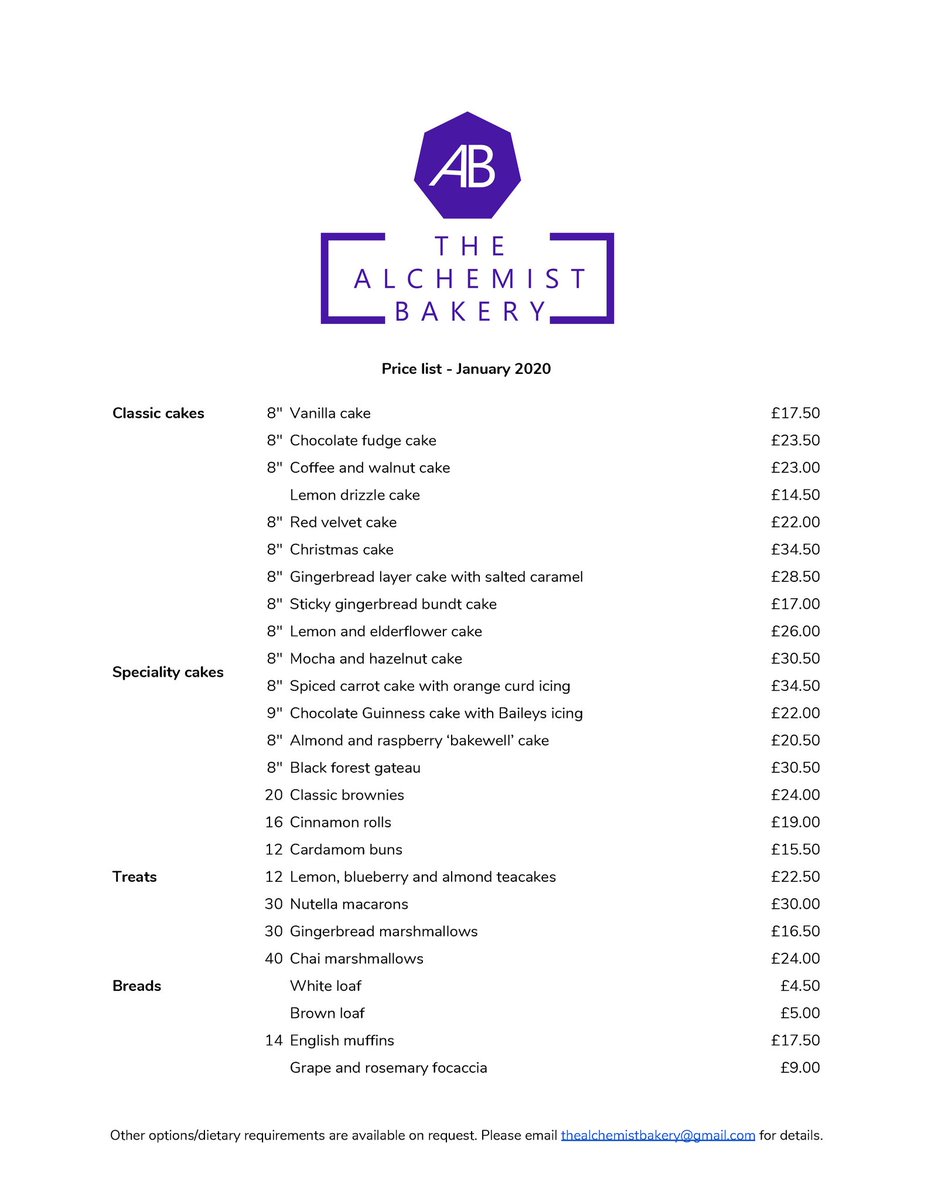 The Alchemist Bakery tweet media