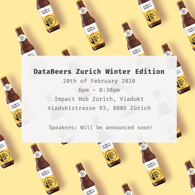 Image from DataBeersZRH (@DataBeersZRH)