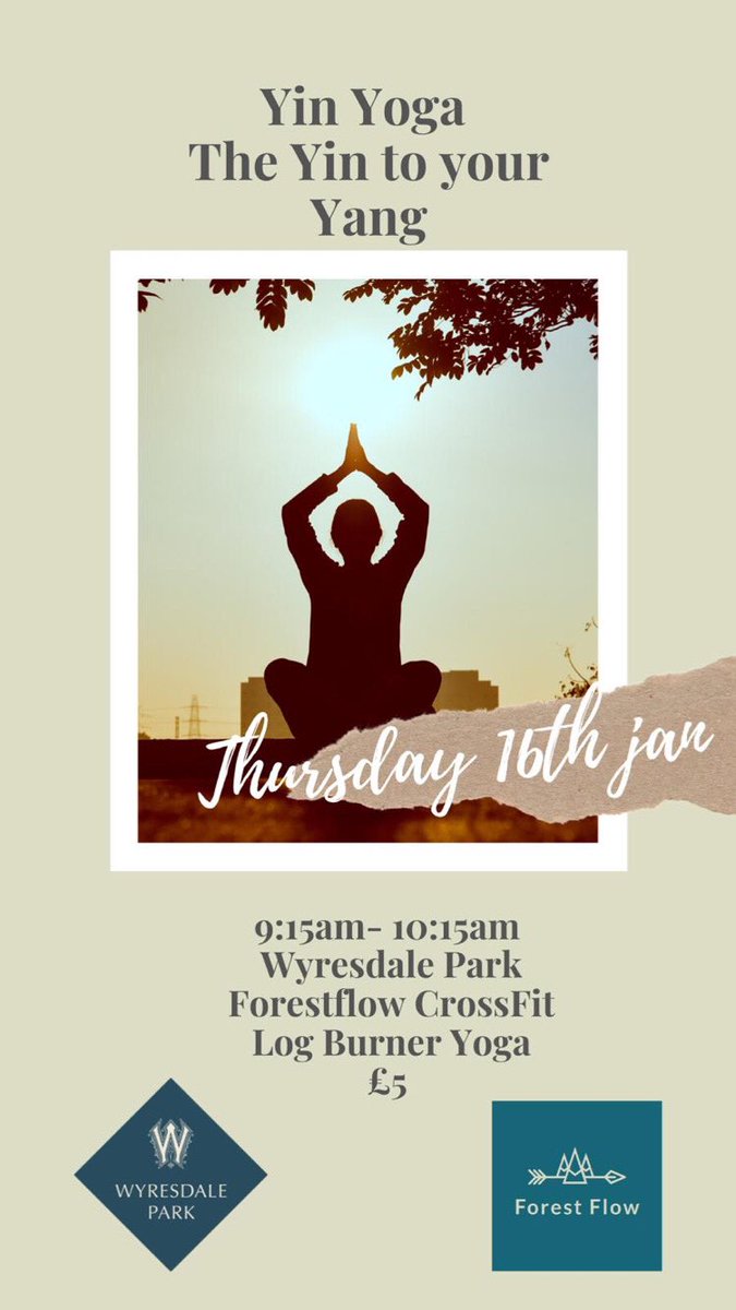 ....and relax! 🧘‍♂️ 

Join us for Yin Yoga tomorrow morning. For booking info and finer details on our new cross fit studio tap: forestflowcrossfit.com