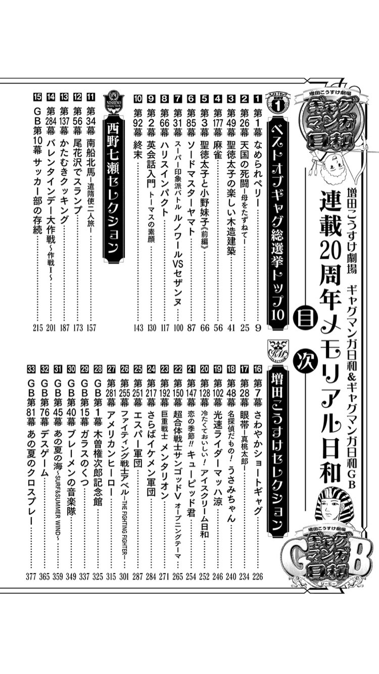 ギャグマンガ日和 公式 シリーズ累計600万部超 ギャグ漫画の金字塔 増田こうすけ劇場 ギャグマンガ日和 連載周年記念リミックス メモリアル日和 は デジタル版でも発売中 T Co Frc9c0vkrj 紙版は全国のコンビニ他で販売しています