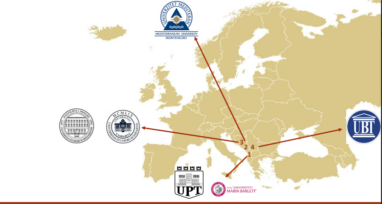 ITCOM2019a2021's tweet photo. International partners: 🌏

🇦🇱Albania: @barleti_marin and Universiteti Politeknik i Tiranes
🇧🇦Bosnia and Herzegovina: @UWC_Mostar and Univerzitet u Sarajevu
🇲🇪Montenegro: Univerzitet "Mediteran" Podgorica
🇽🇰Kosovo: @UniversitetiUBT https://t.co/hhcW5Ma7E1