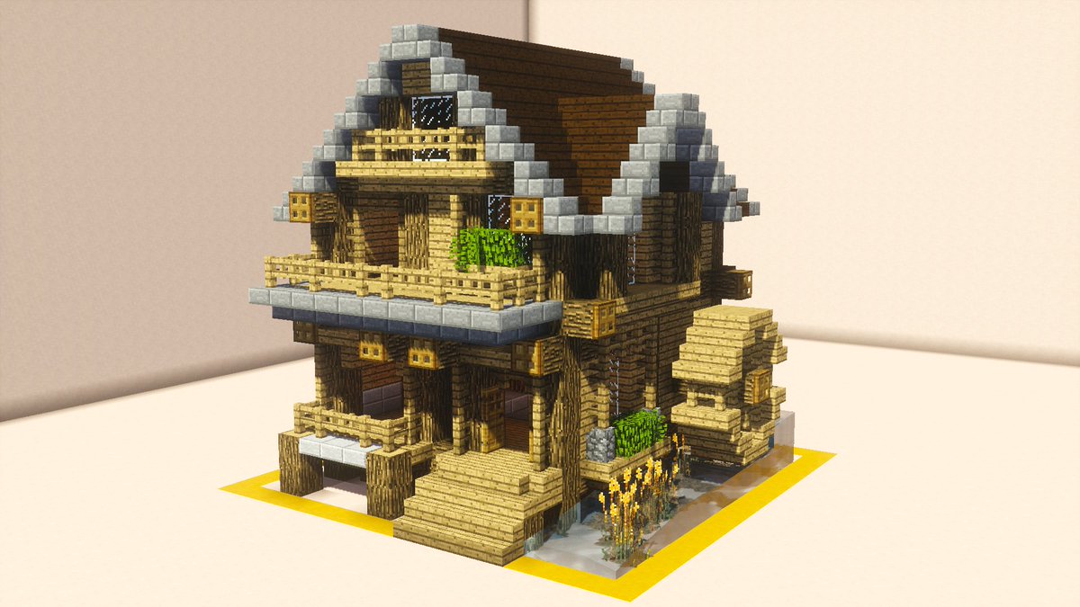 くりゅ 16 16 16建築 水車のある家 Minecraft Minecraft建築コミュ マインクラフト T Co Qvdobcodjl Twitter