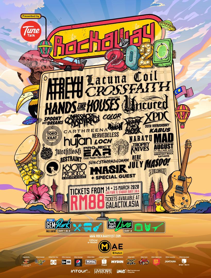 yayyyy!! full lineup ROCKAWAY! paduuuu..