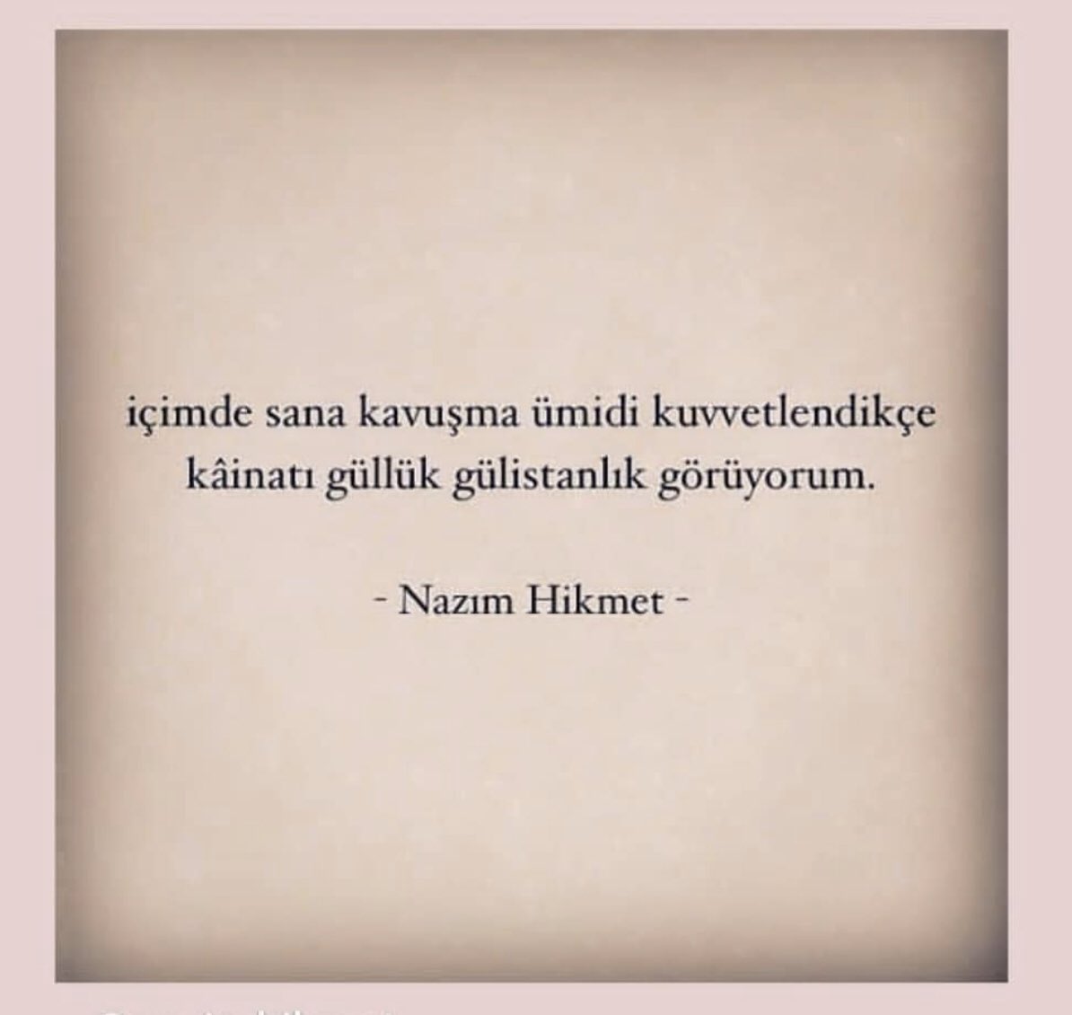 Nerden bilebilirdim ki hayatımın en büyük değerini senin sayende bulacağımı #NazımHikmet118Yasında
