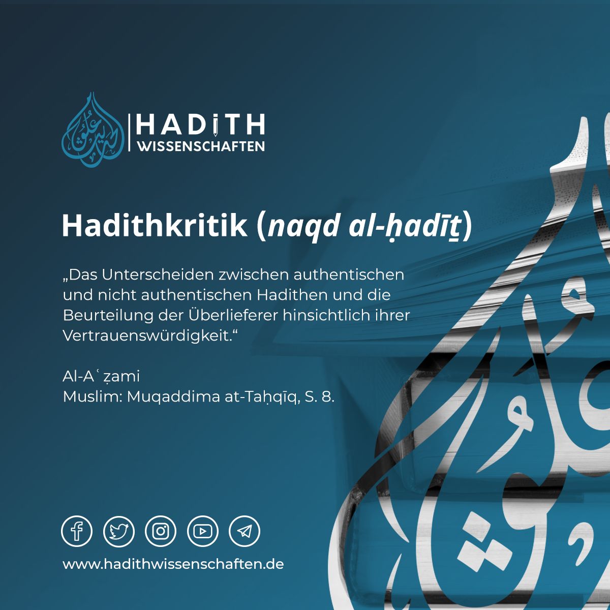 Hadithwissenschaften on Twitter 