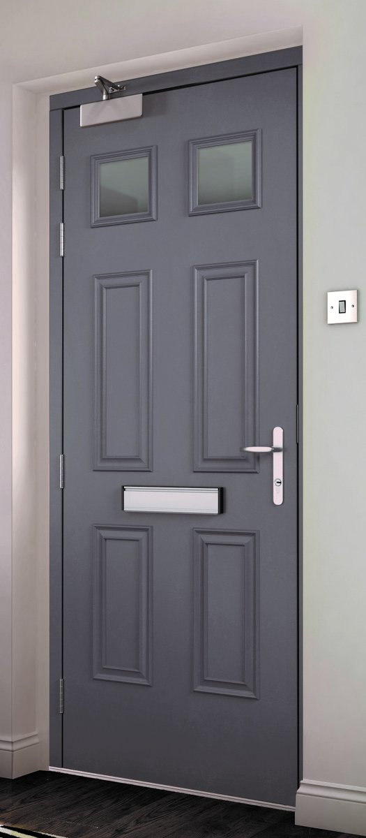 GroupAperture's tweet photo. The Warden Fire Door range from Calibre Doors is now available with full Certifire 3rd Party Accreditation. Bi-directional furnace test with viewers, letterplates and handles as standard.

Call now: 01623 444390 or visit https://t.co/9cZlJe0mcl https://t.co/53mQXOJwYb
