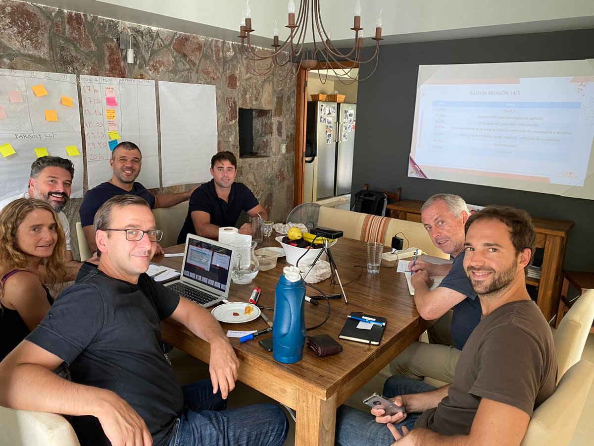 YaelGrunhut's tweet photo. AGILIDAD en DAR COMIENZO 😀 Co-creando contenido y planificando actividades para 2020. Gracias por la confianza! @DarComienzo @Dani_Elhelou  #QueLindoEsDarComienzo https://t.co/NaC2NxbRM1