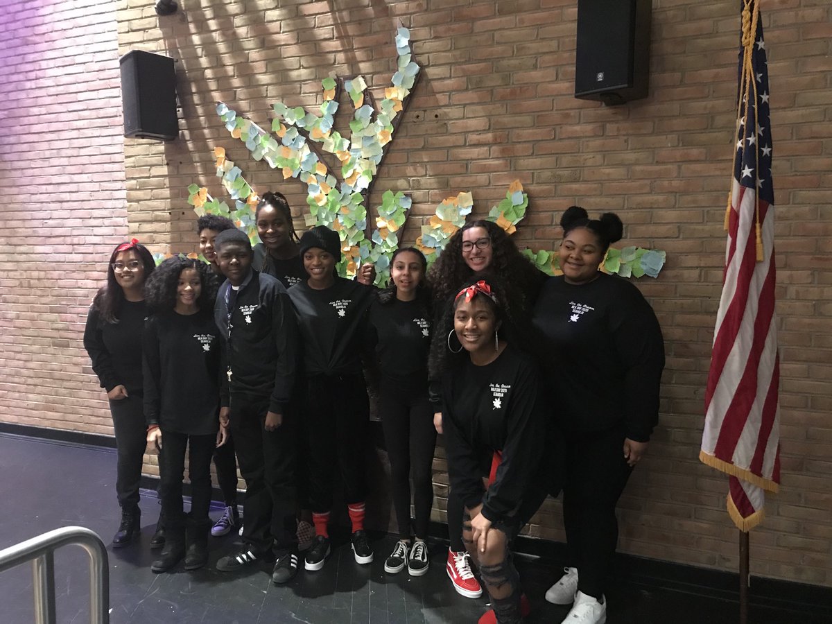 SeaholmPpal's tweet image. Martin Luther King Assembly at Seaholm-the Dream Tree!