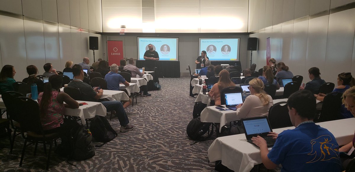 Full house this morning with our <a href="/canvaslms/">Canvas LMS</a> experts! Great way to kick of #FETC2020 !