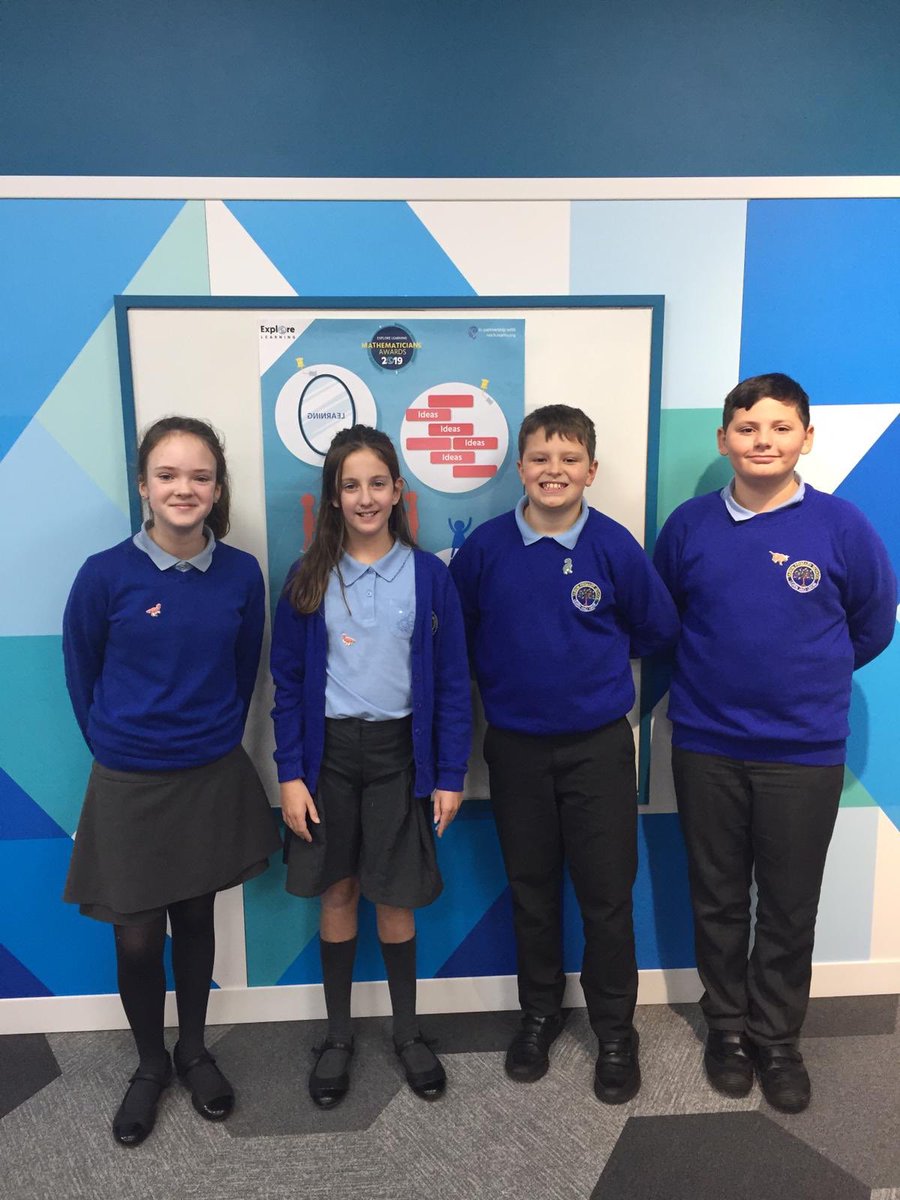 TarvinPrimary's tweet photo. Well done to these Y6 mathematicians for representing our school superbly at @ExploreLearning yesterday! #TarvinMaths #Proud #TeamTarvin https://t.co/izOy8mCJDO