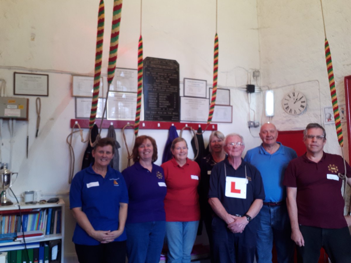 RingingTeachers's tweet photo. Amongst the great teaching & learning with Neil Donovan on the M2C course at Sprotbrough in the Autumn were lots of fun, laughter and friendship. Read all about the day from Naomi Marples https://t.co/MFEuRFGZwW #ARTM2C #elementarychangeringing https://t.co/YIJ7bajU5L