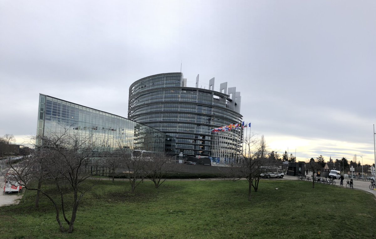 GDauwen's tweet photo. Ran into @Nigel_Farage wanted to call him a bastard. Weird atmosphere @Europarl_EN #Strasbourg : 1st session of ‘20, 2 new Catalan MEP’s @KRLS @toni_comin Still 1 missing @junqueras &amp;Puigdemont (at last) supported by @Esquerra_ERC to enter @GreensEFA  #freeOriol thread https://t.co/XLt43ZUMbK