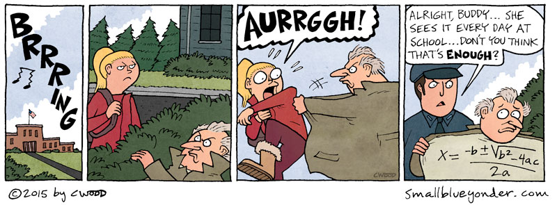 Five years ago today! From the Small Blue Yonder Archives, January 15, 2015: After School Exposure