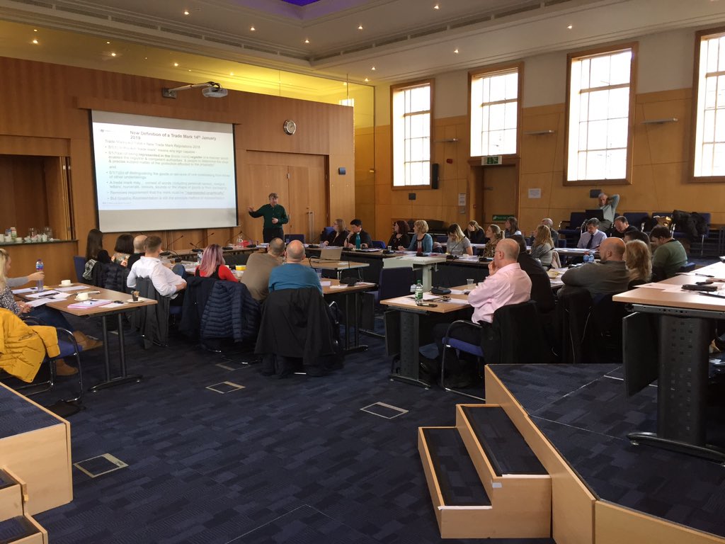 AnnAms1969's tweet photo. 70+ Scottish Trading Standards Officers have received intellectual property training over last few days, generously funded by @The_IPO, delivered by @CTSI_UK @CTSIScotBranch and hosted by @StirlingCouncil https://t.co/3GWDUm8KzQ
