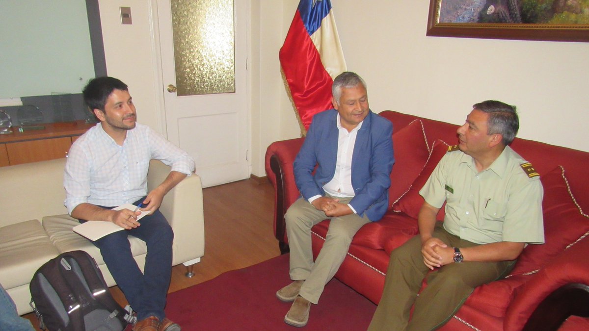El Jefe de la Octava Zona #BíoBío se reunió con el alcalde de la comuna de #Negrete Francisco Melo para coordinar acciones que vayan en directo beneficio de la seguridad de los vecinos y vecinas de esta comuna de la #ProvinciadeBíoBío  <a href="/Muninegrete/">Muni Negrete</a> #LaPrevenciónEsNuestraEsencia