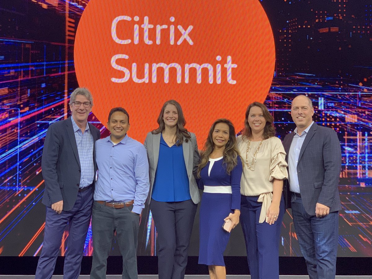alysiabeve's tweet photo. Getting the opportunity to present with this crew is definitely a highlight of my career. What fun! On to Day 3 of #CitrixSummit. https://t.co/h1hA0OECNj