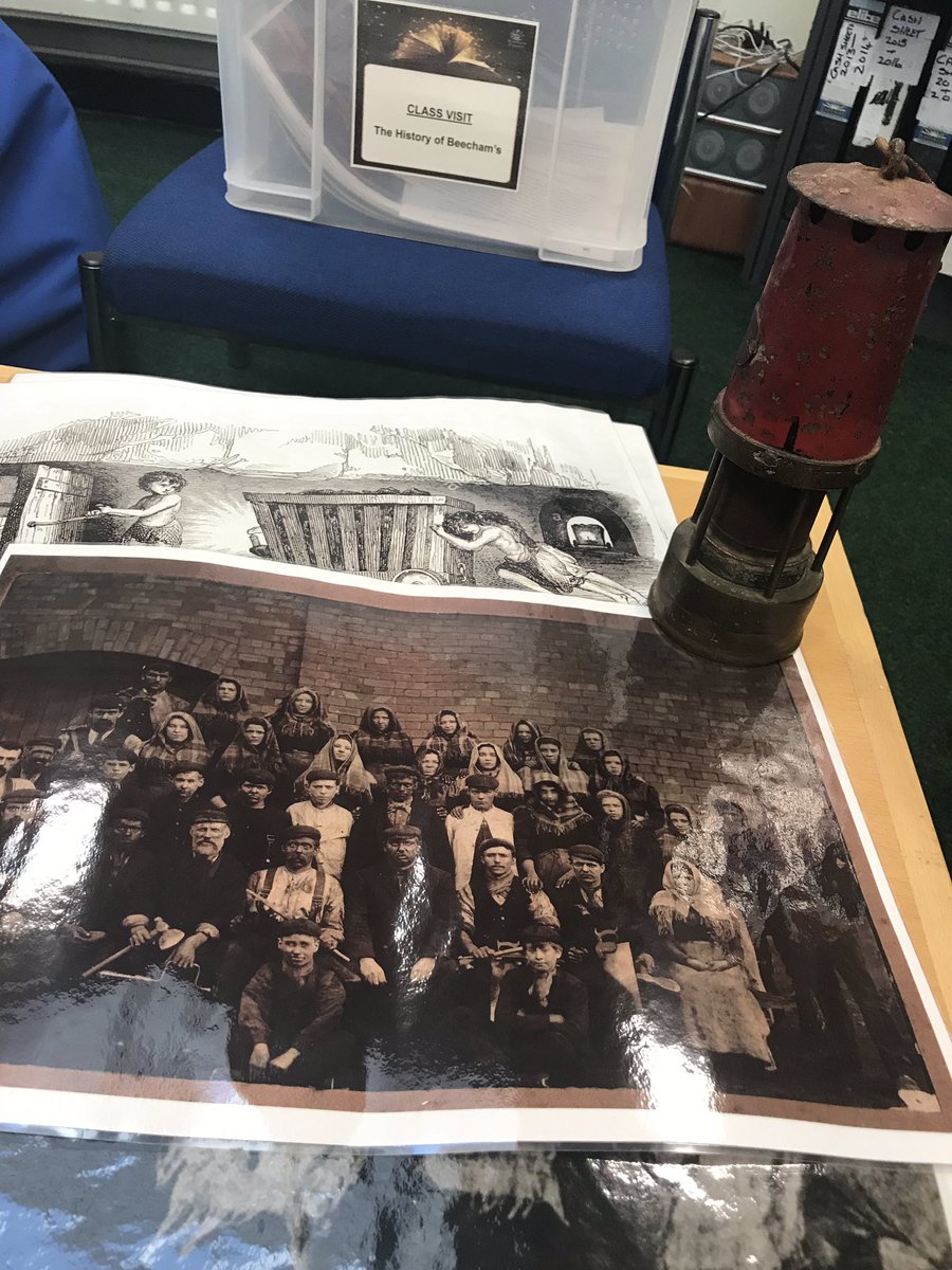 MandiB_'s tweet photo. Busy morning @STHLibraries #HaydockLibrary delivering both #historyofcoalmining and #historyofBeechams #classvisits with @joduf72 to 56 pupils from @StMarysBB18 Lots of interesting questions and wonderfully written memoirs during the creative writing activity 👏🏻 https://t.co/VcPnPGcpbc