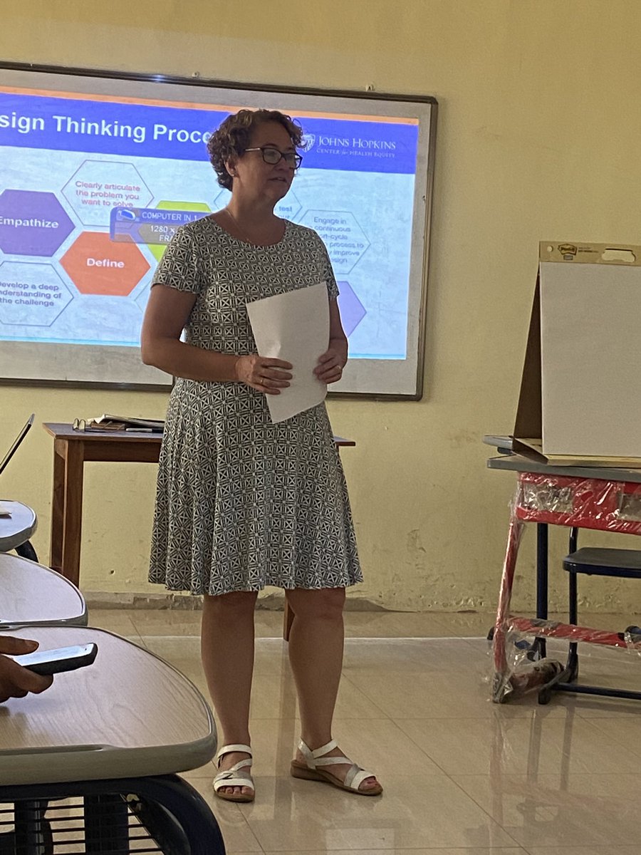 LisaCooperMD's tweet photo. Great presentation by @nemolello on human centered design to our #ADHINCRAStudy team in Kumasi, Ghana. @JHhealthequity @JohnsHopkinsAHW @ycommodore @BaptisteDiana #LocalGlobalLearning https://t.co/tRbuyjccmN
