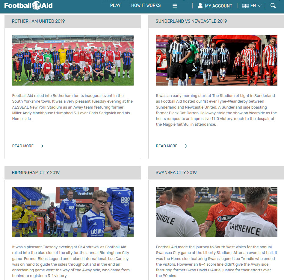 FootballAid's tweet photo. πThe 1st set of reports from #FootballAid19 are now live on our site!
β½οΈπΈπ£οΈ Featuring full match descriptions, official photos + post-match quotes, they're well worth checking out π https://t.co/qVqVtvyg3O
Thanks again to match reporter @etiawneb for his excellent work π https://t.co/GRCbcv3xVE