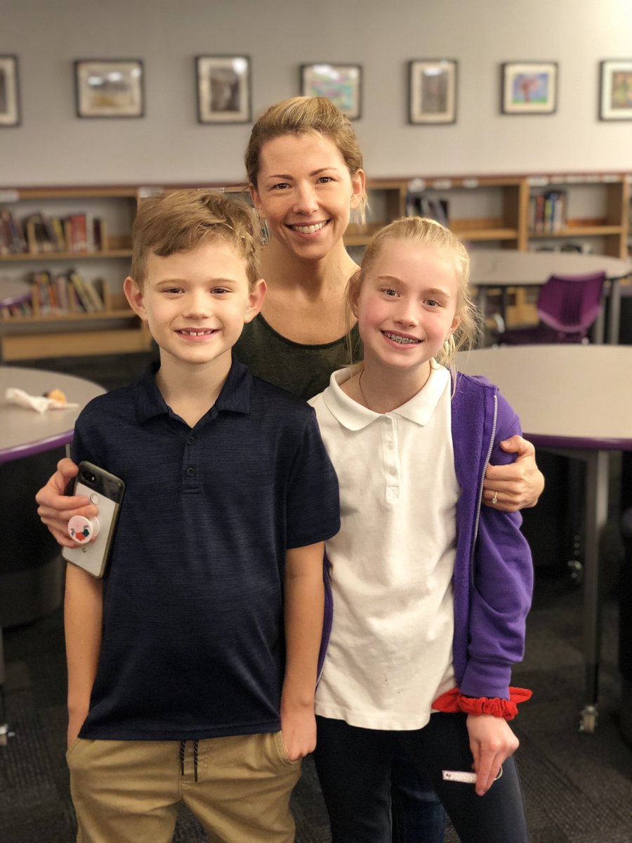 TeasleyIB's tweet photo. This morning, to our surprise, we once again had two sibling sets— including the ultimate trifecta with #teasleyPTA president having both her children chosen as exemplifying being balanced... what a role model you are!! 💜❤️ #IB #IBcandidate #learnerprofile https://t.co/Z3CsVIDj39