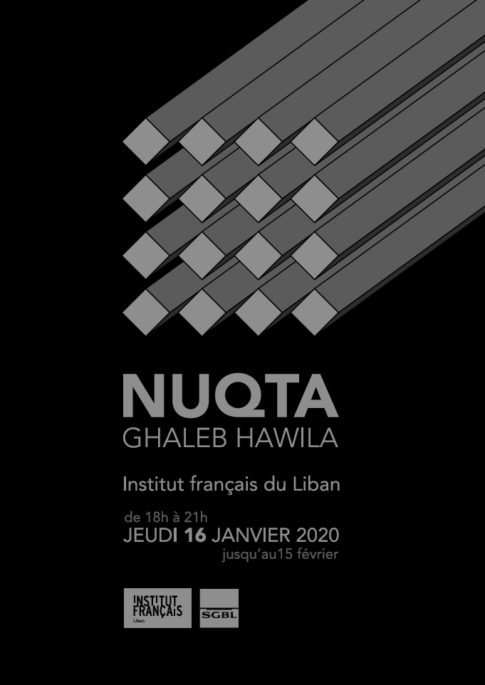 InstitutFrLiban's tweet photo. J-1 | Vernissage de l'exposition « Nuqta » de @ghaleb_hawila | jeudi 16 janvier - 18h | Galerie d'expositions de l'#IFL. 
Soyez nombreux ! https://t.co/QlKlUUjywN