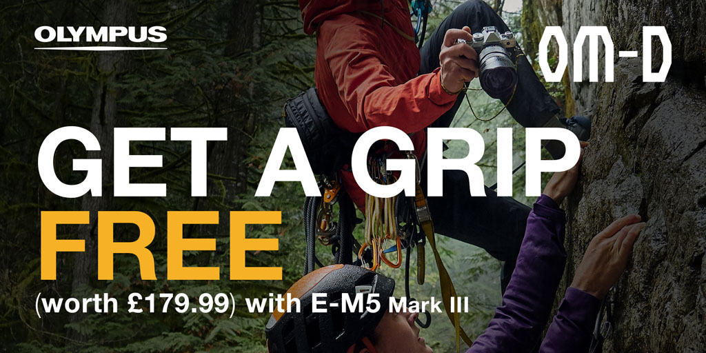 Check out this awesome deal! Purchase the rather brilliant <a href="/OlympusUK/">OM Digital Solutions</a> OM-D E-M5 mkIII and claim a #FREE grip worth £179.99! You'd be mad not to!
#Olympus #OMD #Photography #GreatDeal #Offer #Barnstaple #ShopLocal #10to1m