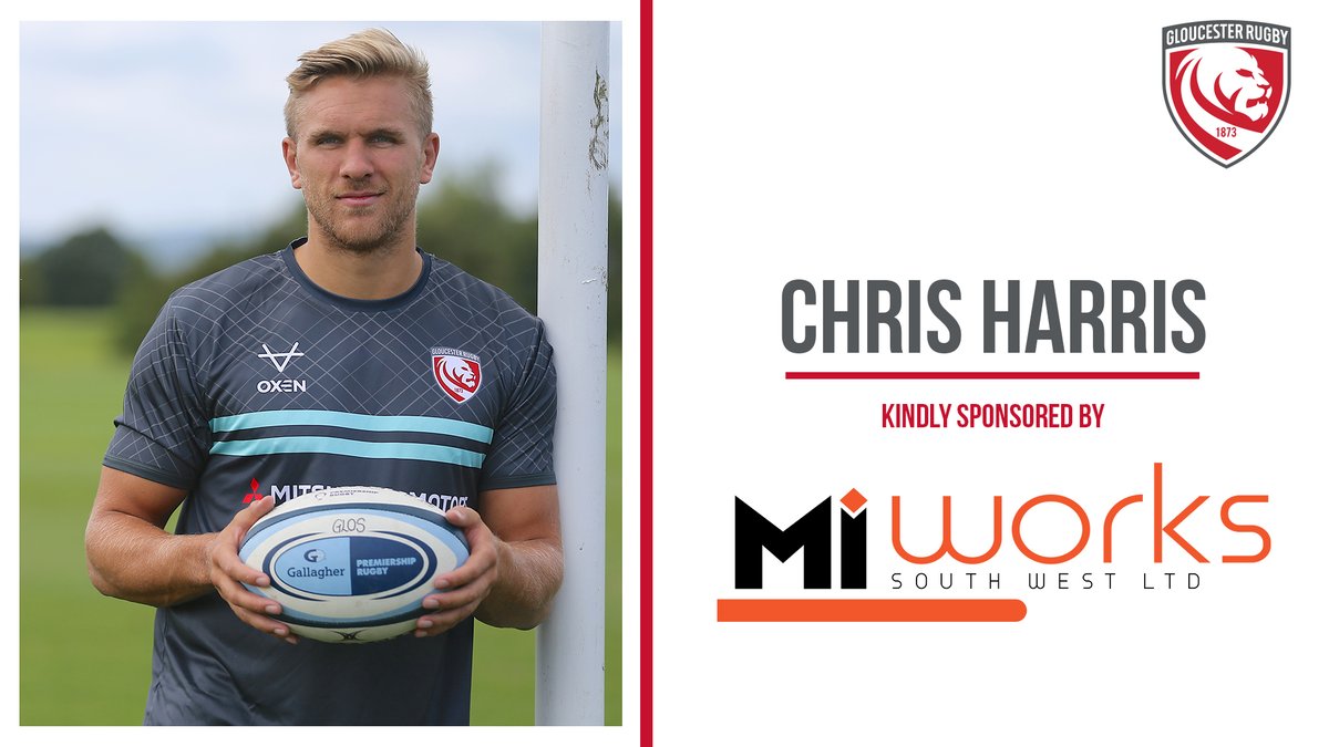 gloucesterrugby's tweet photo. He's been named today in @Scotlandteam's squad for the @SixNationsRugby, it seems an appropriate time to thank @miworksglos for sponsoring @charris_13. We appreciate your support. https://t.co/Tc1a5CXdnO