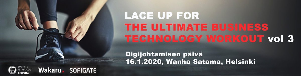 manageBT's tweet photo. The Ultimate Business Technology Workout Vol 3 is happening tomorrow at Wanha Satama! We will also celebrate Business Technology Standard for existing 10 years already and publish a Finnish version of the framework. #DJP2020 #learnBT #manageBT #BusinessTechnology https://t.co/Q2I8zTGN4l