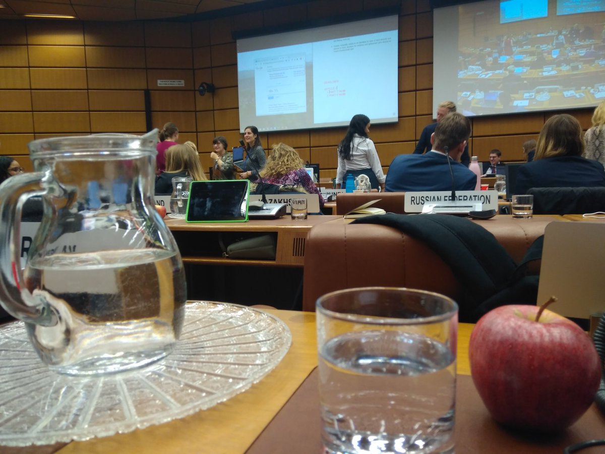 Water and nutritious snacks are keeping us energized for the negotiations - we are still aiming to reach a #FNS agreement today! #negot2020