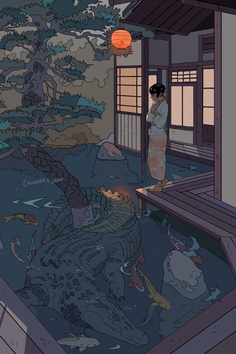 CassandraJP's tweet image. #PortfolioDay ! 
Hello I am Cassandra Jean! 
I like to draw illustrations in which humans and wild nature blend.