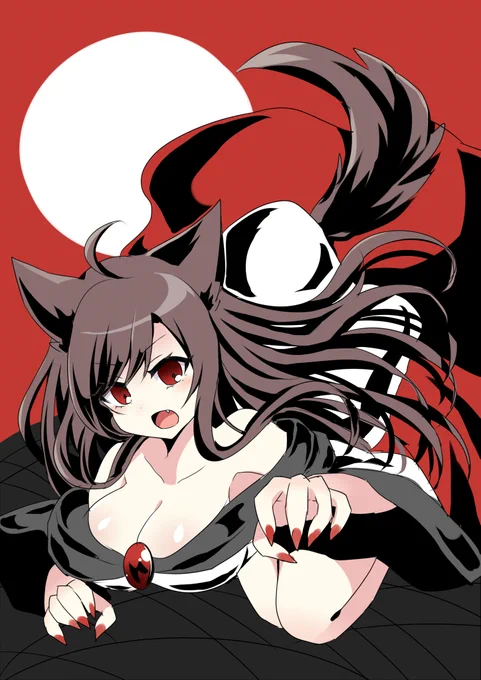孤独なウェアウルフ #深夜の真剣お絵描き60分一本勝負 