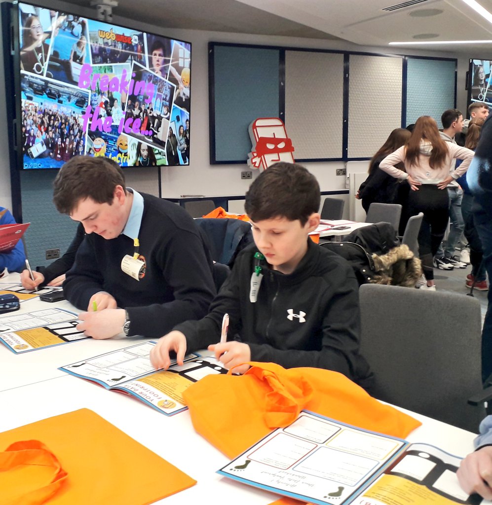 Webwise_Ireland's tweet photo. Young people exploring topics such as #digitalresilience, #datafootprint, and #cyberbulling, and planning their campaigns for @safeinternetday! #SID2020 #Connected https://t.co/ZJH164Td6h