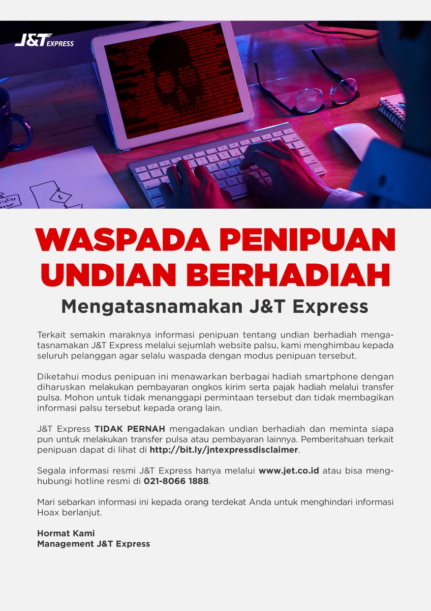 J&T Express Indonesia tweet media