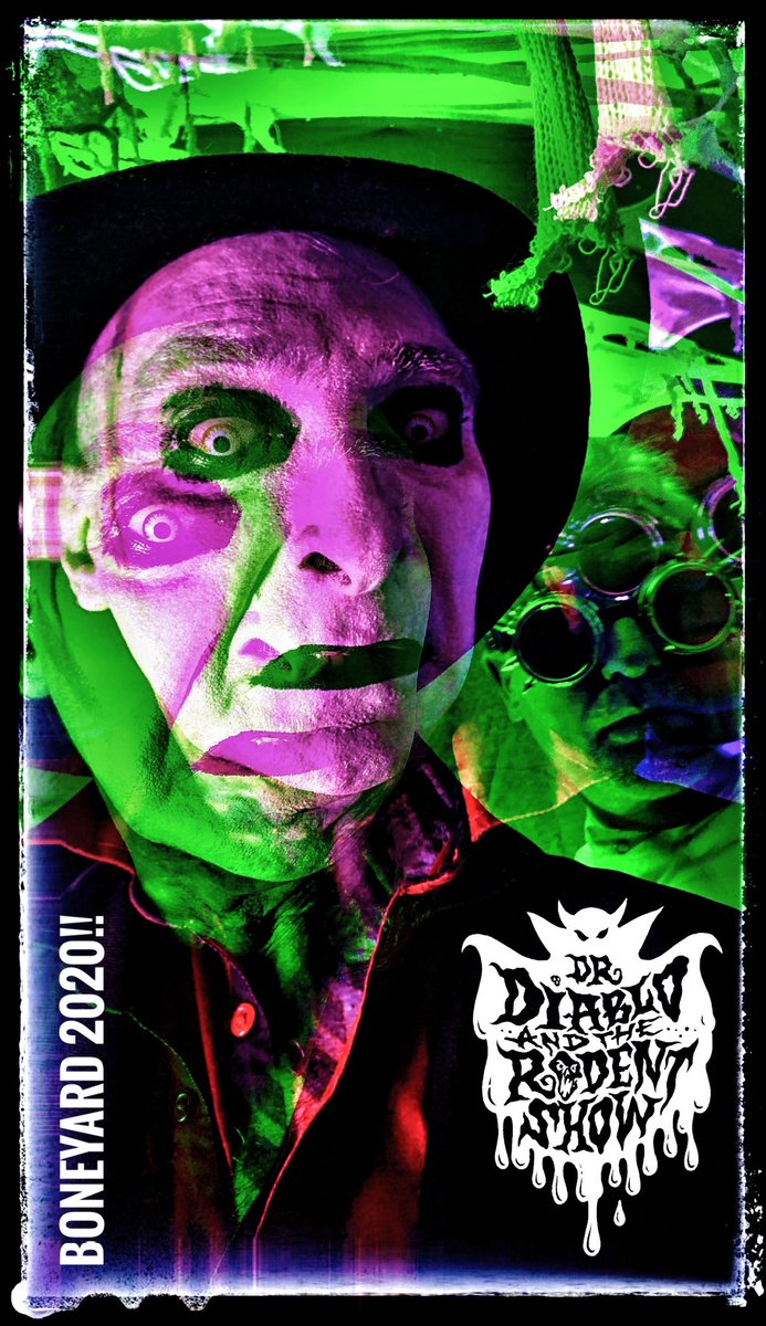 We got 2020 vision.. New shows coming up soon!
#newstuff #thecramps #aliensexfiend #goth #punk #horrorpunk #monsters
