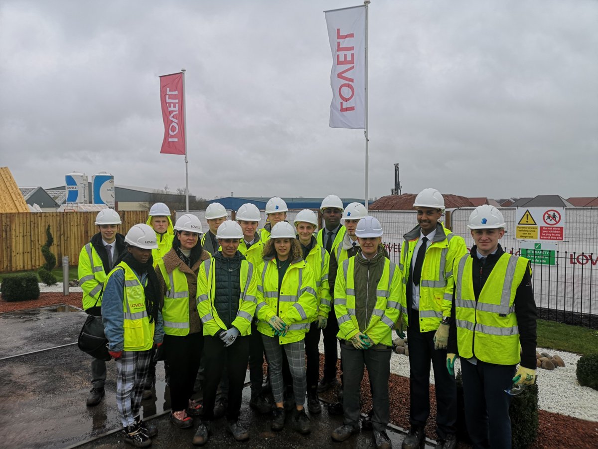 Students from West Midlands Construction UTC and a T-Level student who is doing a work placement with our client WHG had a tour around our Lovell site Saints Quarter in Wolverhampton. #loveconstruction #lovellmids @walsallwhg <a href="/wmcutc_student/">Wolverhampton UTC</a> <a href="/Lovell_UK/">Lovell</a>