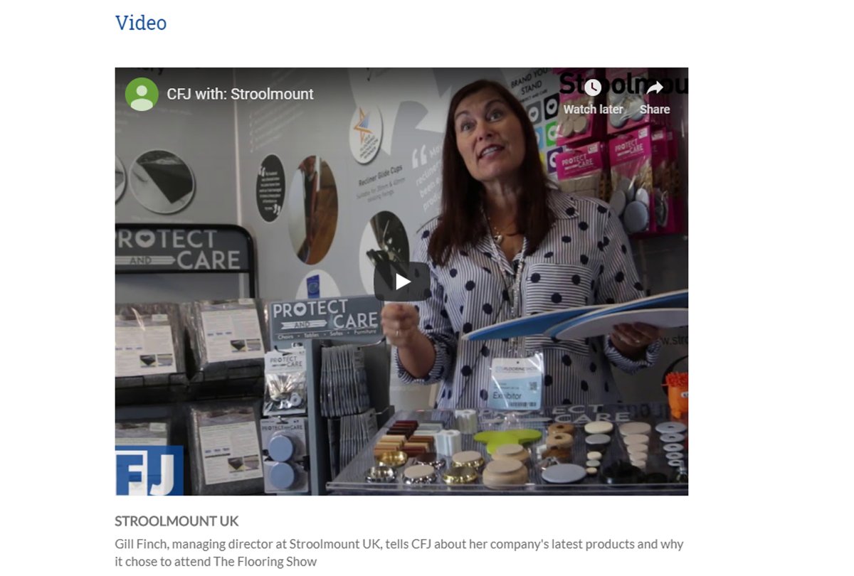 CFJMagazine's tweet photo. Check out @stroolmount who explain why they chose to attend the flooring show with all their latest products😊 https://t.co/GDzQTDUYjt #flooringshow #stroolmount #flooring #floors #flooringindustry https://t.co/aJ3VGpSmu6