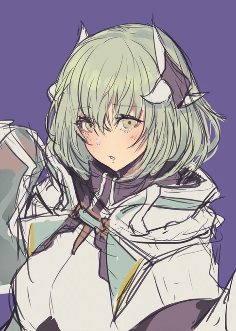 前にあげてたぴっちりスーツきよひーの髪型はこんなイメージ
#FGO #FateGO 
