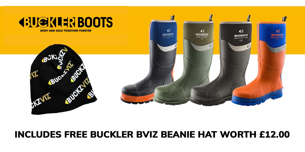 We're currently giving away a #FREE #Buckler #BVIZ Beanie Hat with our #BBZ6000 wellies! #LimitedTimeOnly
bit.ly/30sLcPh 🥾🧢