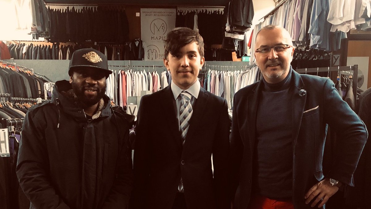 MapisCIC's tweet photo. Very proud to have dressed this lovely gentleman today! He loved the suit so much he didn't want to take it off!

Let's all wish him good luck for his upcoming interview!

#suit2go #socent #employability https://t.co/3Xp3VIvJX4
