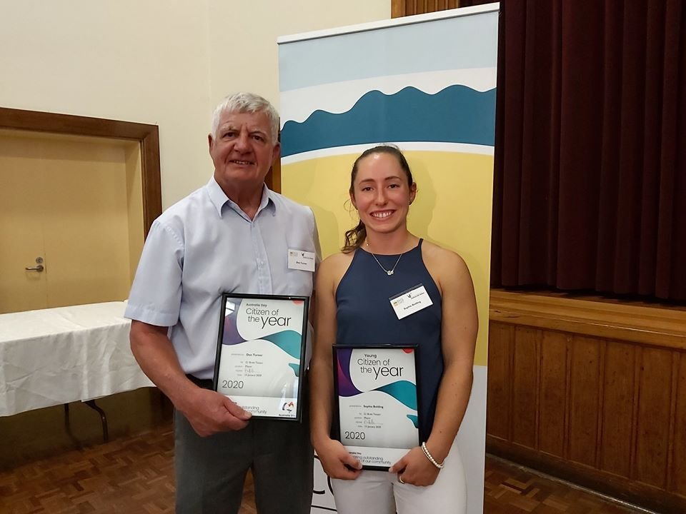Congratulations to Don Turner from San Remo and Sophie Bolding of Wonthaggi North, Bass Coast citizen and young citizen of the year. <a href="/BassCoast/">Bass Coast Shire</a> <a href="/tgsstar/">The Great Southern Star</a>