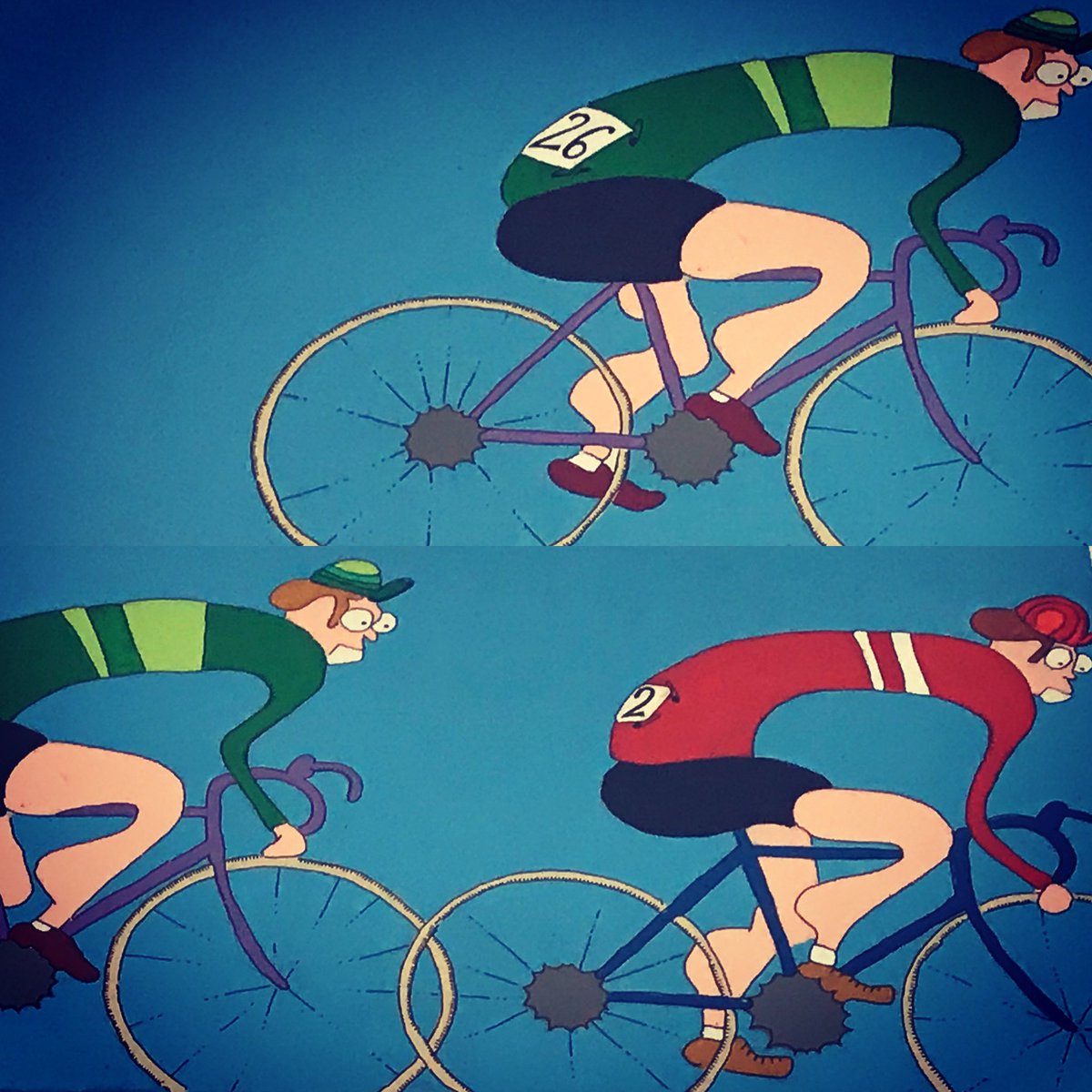 nchoux29's tweet photo. The Race https://t.co/kPcUn2LVsa