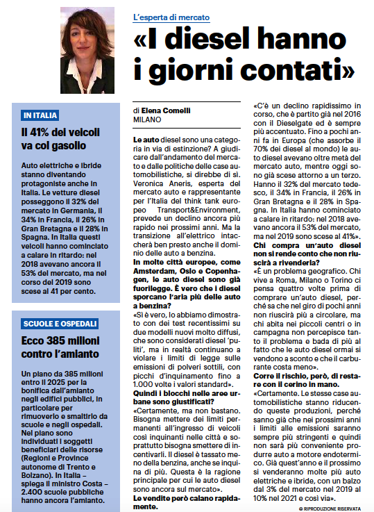 I #diesel hanno i giorni contati, non comprateli.
E anche le auto a #benzina spariranno.
Il futuro è dell'#AutoElettrica, le case #auto lo sanno,
ma a chi compra le ultime auto endotermiche non lo dicono.
<a href="/v_aneris/">Veronica Aneris</a> di <a href="/transenv/">T&E (🦋 find us @transportenvironment.org)</a>, via @quotidianonet