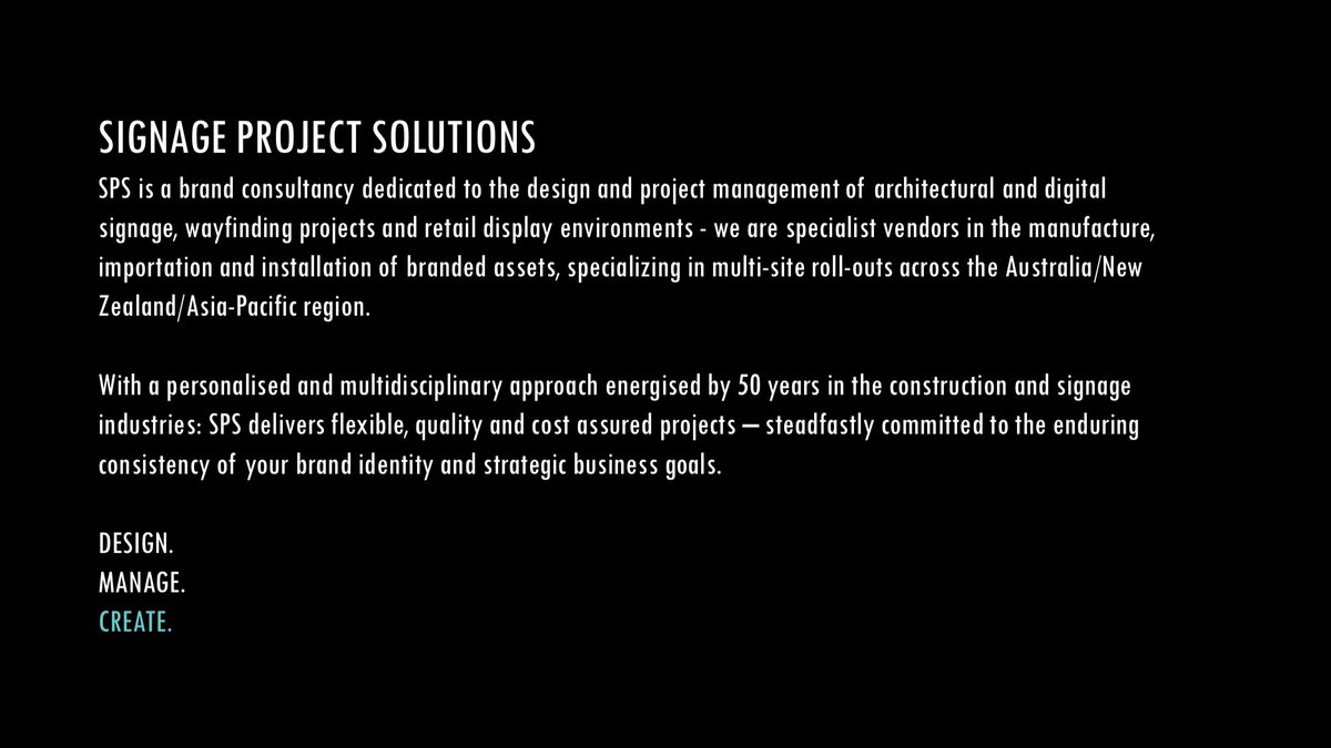 SignageProjects's tweet image. Bio

#signage #wayfinding #retailenvironment #digitalsignage #digitalretailintelligence #design #manage #management #projectmanagement #create #creative