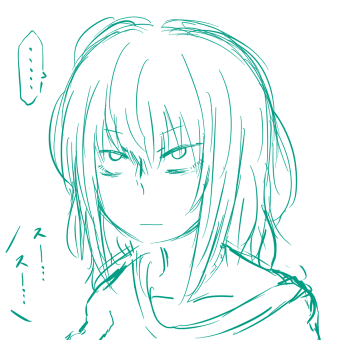 @tenkawa_shinji 鬼気迫る顔に笑いましたww
そして笑顔の鬼が後ろに。

僕もろくな逸見を描いてないもので.... 