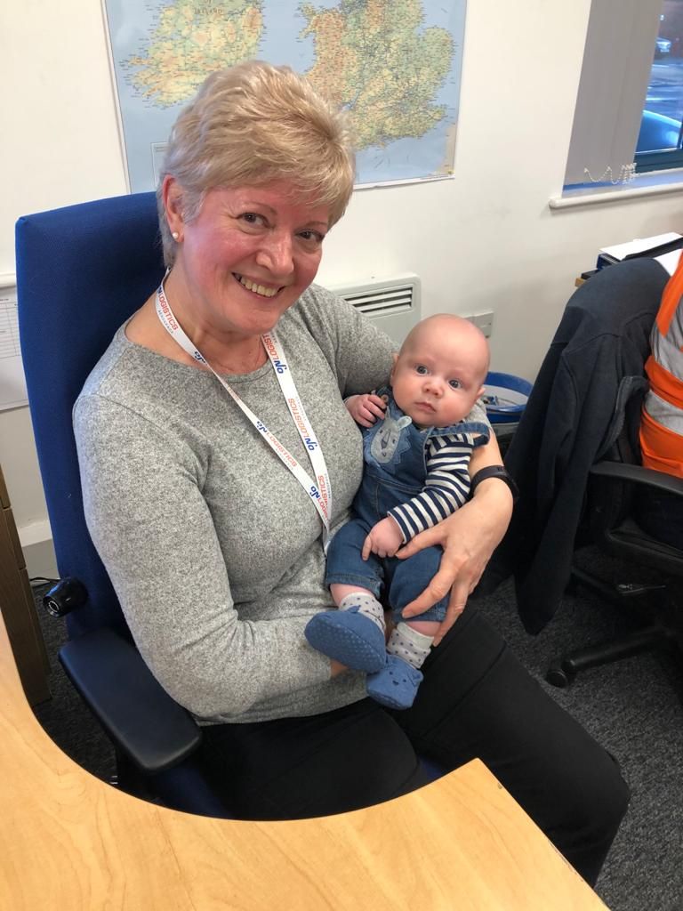 A very important visitor dropped by our offices last week….

Our customer service supervisor, Annette Cummings introduced us to the latest member of her family, grandson Jack 😚