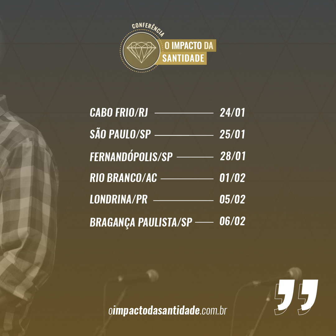 orvalhopontocom's tweet photo. Em 2020 participe da Conferência O Impacto da Santidade na sua cidade. Confira a agenda completa e faça a sua inscrição no link da bio. #santidade #conferencia #oimpactodasantidade #orvalhocom https://t.co/nZqQAu6Oan