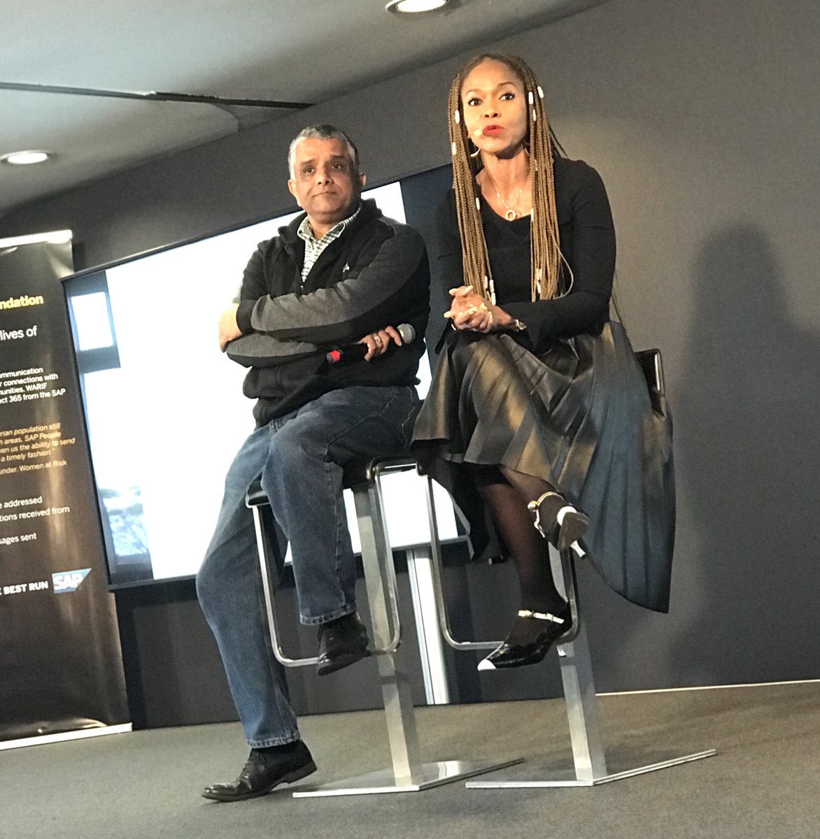 We’re honored to have Dr. Kemi DaSilva-Ibru, founder ⁦⁦⁦<a href="/WARIF_NG/">WARIF NG</a>⁩ join us and talk about the extensive work she is doing to help eradicate gender based violence and abuse in Nigeria. ⁦<a href="/SAPDigitalSvcs/">Services and Support from SAP</a>⁩ ⁦⁦<a href="/sap4good/">SAP4Good</a>⁩